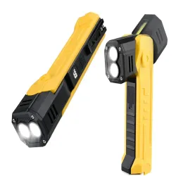 Lampa warsztatowa latar led cob akumulatorowa z magnesem hak mocna-5907451383841