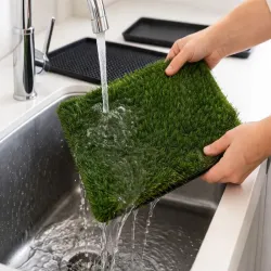 Kuweta do nauki sikania czystości dla szczęniąt psa trawa 3 warstwy 50x40cm-5907451381328