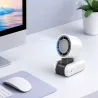 Wiatraczek przenośny mini 199 trybów chłodzenia składany z latarką usb-5907451381588