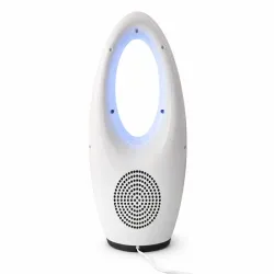 Wentylator kolumnowy bezłopatkowy cichy z lampką panel dotykowy pilot-5907451381113