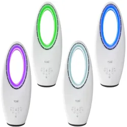 Wentylator kolumnowy bezłopatkowy cichy z lampką panel dotykowy pilot-5907451381113