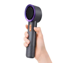 Wiatraczek ręczny usb przenośny mini wentylator mocny plażowy czarny-5907451382202