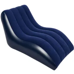 Sofa dmuchana 2w1 fotel łóżko materac z oparciem leżak leżanka lekka-5907451382370