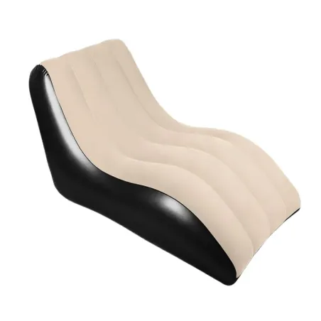 Sofa dmuchana 2w1 fotel łóżko materac z oparciem leżak leżanka lekka-5907451382363