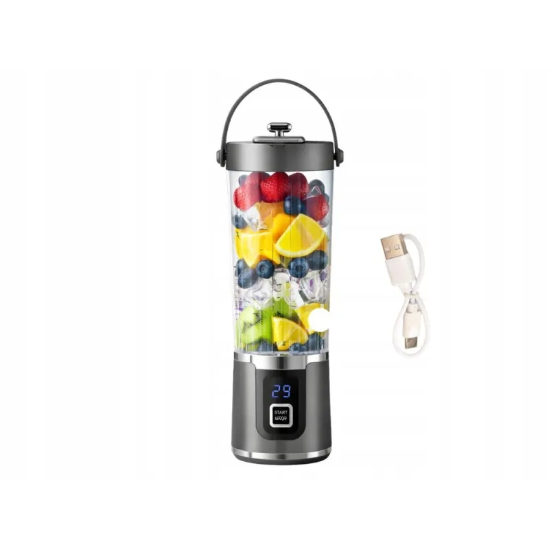 Blender kubek usb przenośny mikser do smoothie koktajli led 500ml-5907451381564