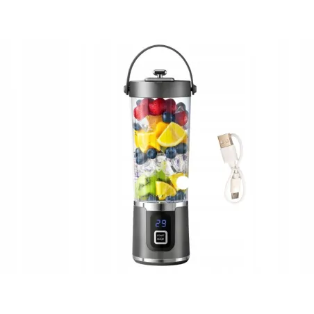 Blender kubek usb przenośny mikser do smoothie koktajli led 500ml-5907451381564