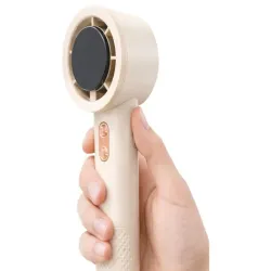 Wiatraczek ręczny usb przenośny mini wentylator mocny plażowy biały-5907451382196