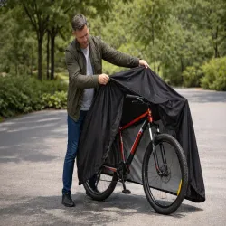Pokrowiec na rower motor wodoodporny 180x130 z klamrą ściągacz osłona-5907451381977