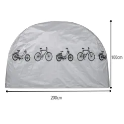 Pokrowiec na rower wodoodporny 200x100 rzepa motor skuter plandeka-5907451381960