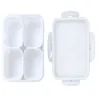 Pojemnik na przekąski żywność 4 przegródki z przykrywką lunchbox-5907451383742