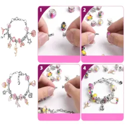 Zestaw do robienia bransoletek i naszyjników charms szkatułka-5907451385074