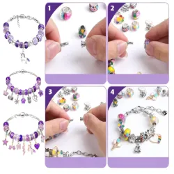 Zestaw do robienia bransoletek i naszyjników charms szkatułka-5907451385043