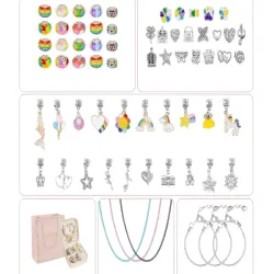 Zestaw do robienia bransoletek i naszyjników charms szkatułka-5907451385050