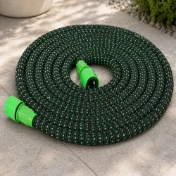 Wąż 10.5-20m ogrodowy elastyczny rozciągliwy pistolet złączki mocny-5907451389072