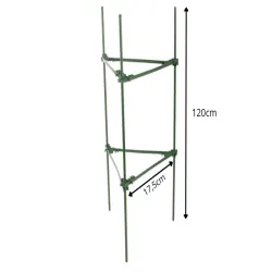 Tyczka podpora do roślin trójkątna 120 cm stabilna ogród działka-5907451389232