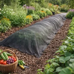 Gruba agrowłóknina czarna 50g 1x20m otulina antychwastowa czarna mata-5907451389164