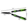 Nożyce do żywopłotu 96cm teleskopowe regulowane ręczne do krzewów-5907451388754