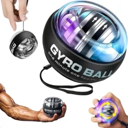 Kula żyroskopowa powerball gyro ball piłka led do ćwiczeń nadgarstka-5907451388389
