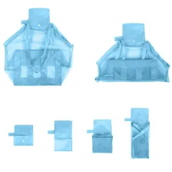 Torba na plażę torebka siatka duża xxl składana siatkowa na plażowa-5907451313152