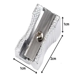 Temperówka metalowa pojedyncza do ołówków solidna mała szkolna-5907451387993