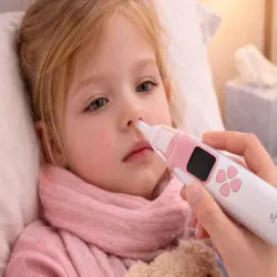 Aspirator do nosa i 4 końcówki dla dzieci elektryczny odciągacz kataru-5907451382578