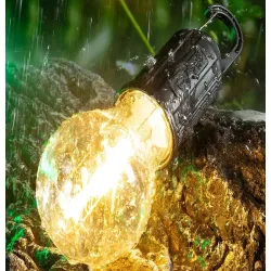 Lampka turystyczna pod namiot żarówka biwakowa uchwyt wisząca 3 tryby-5905644206250