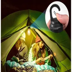 Lampka turystyczna pod namiot żarówka biwakowa uchwyt wisząca 3 tryby-5905644206250