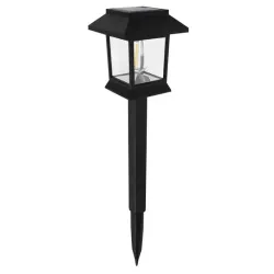 2xLampa solarna ogrodowa kinkiet latarenka retro wbijana biała ciepła-5906251228635