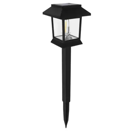2xLampa solarna ogrodowa kinkiet latarenka retro wbijana biała ciepła-5906251228635