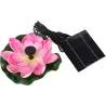 Fontana kwiat lotosu 18 cm pływająca solarna ogrodowa do oczka wodnego-