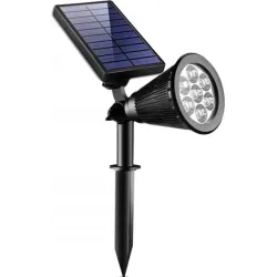 Lampa solarna ciepły reflektor ogrodowy idealny do oświetlenia roślin-