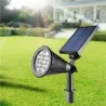Lampa solarna ciepły reflektor ogrodowy idealny do oświetlenia roślin-