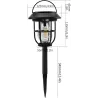 Lampa solarna 3w1 ogrodowa kinkiet latarenka wbijana biała ciepła-6933007126883