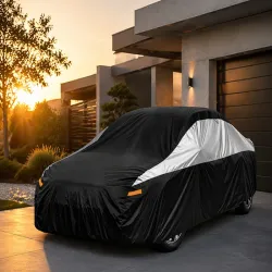 Pokrowiec XXL na samochód auto całoroczny wodoodporny plandeka czarny-5907451381939