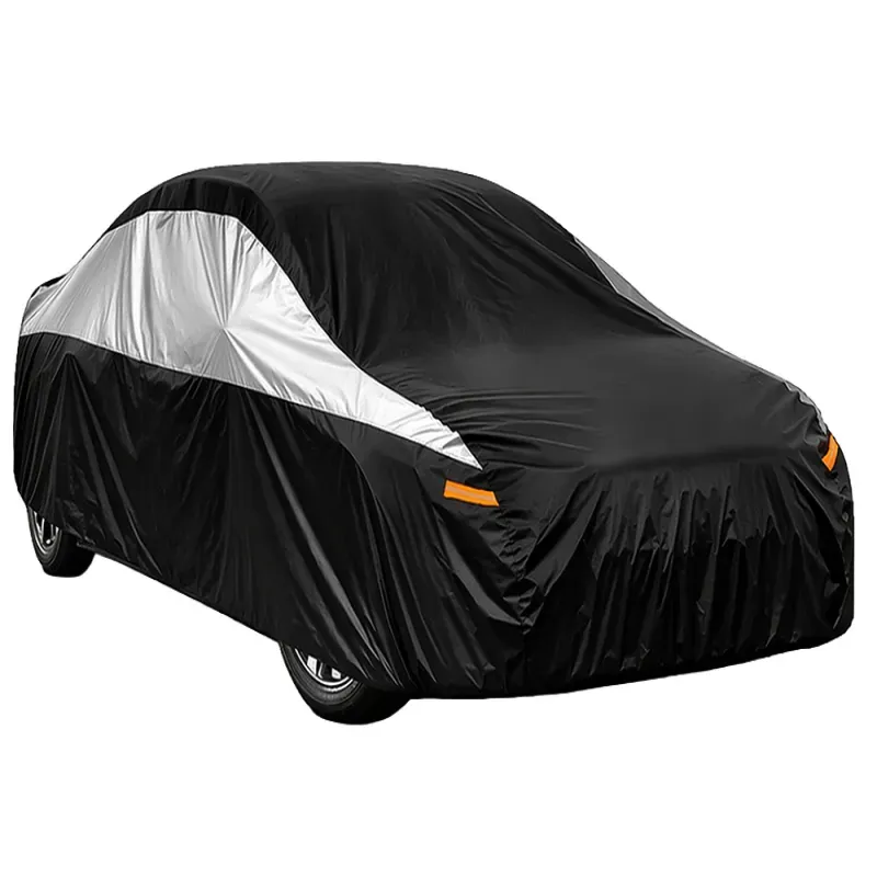 Pokrowiec XL na samochód auto całoroczny wodoodporny plandeka czarny-5907451381922