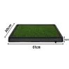 Kuweta 61x50cm do nauki czystości dla szczeniąt psa trawa z odpływem-5907451381335