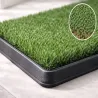 Kuweta 60x40cm do nauki czystości dla szczeniąt psa trawa 3 warstwy-5907451381311