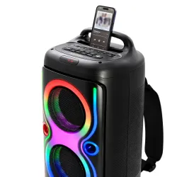 Głośnik bezprzewodowy plecak bluetooth przenośny usb radio karaoke-5907451386484