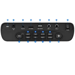 Głośnik bezprzewodowy plecak bluetooth przenośny usb radio karaoke-5907451386484