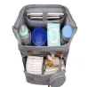 Plecak wielofunkcyjny z łóżeczkiem organizer duży pojemny mommy bag-5907451386132