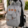 Plecak wielofunkcyjny z łóżeczkiem organizer duży pojemny mommy bag-5907451386132