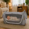 Plecak wielofunkcyjny z łóżeczkiem organizer duży pojemny mommy bag-5907451386132