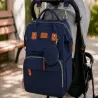 Plecak z łóżeczkiem dla dziecka usb organizer duży pojemny mommy bag-5907451386118