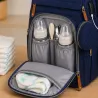 Plecak z łóżeczkiem dla dziecka usb organizer duży pojemny mommy bag-5907451386118
