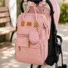 Plecak wielofunkcyjny z łóżeczkiem usb organizer duży pojemny mommy bag-5907451386125