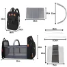 Plecak z łóżeczkiem dziecięcym turystyczny organizer duży mommy bag-5907451386101