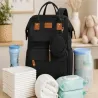 Plecak z łóżeczkiem dziecięcym turystyczny organizer duży mommy bag-5907451386101