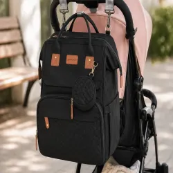 Plecak z łóżeczkiem dziecięcym turystyczny organizer duży mommy bag-5907451386101
