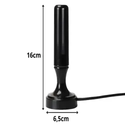 Mocna antena aktywna 4k fhd z wzmacniaczem dvbt2 tv mux-8 lte pokojowa-5907451386255