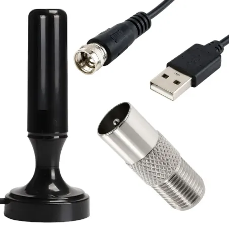Mocna antena aktywna 4k z wzmacniaczem dvbt2 tv mux-8 lte pokojowa-5907451379653